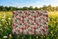Cool Bag med blommigt mönster i rosa och vitt
